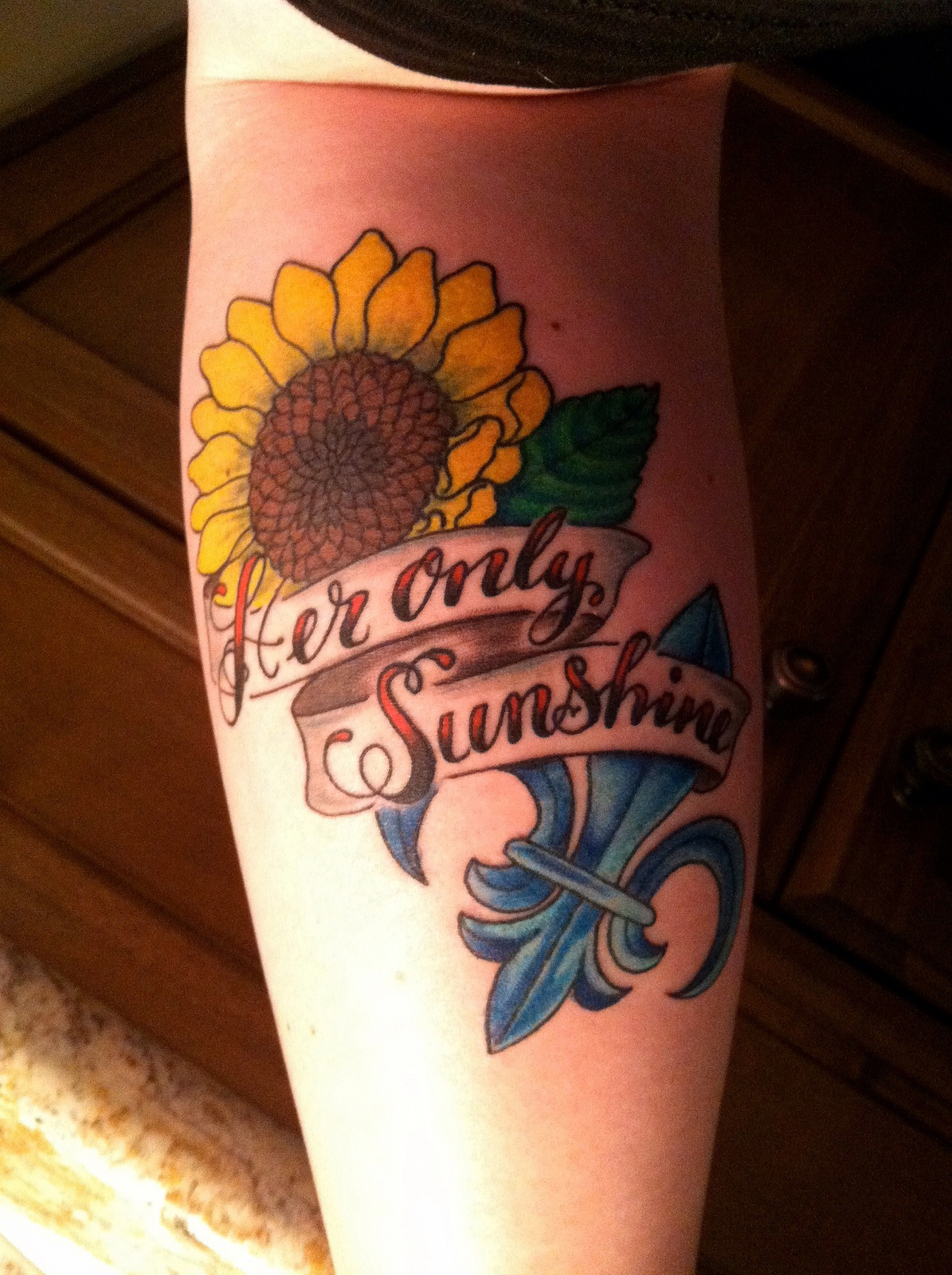 My Sunshine Sunflower Tattoo.
