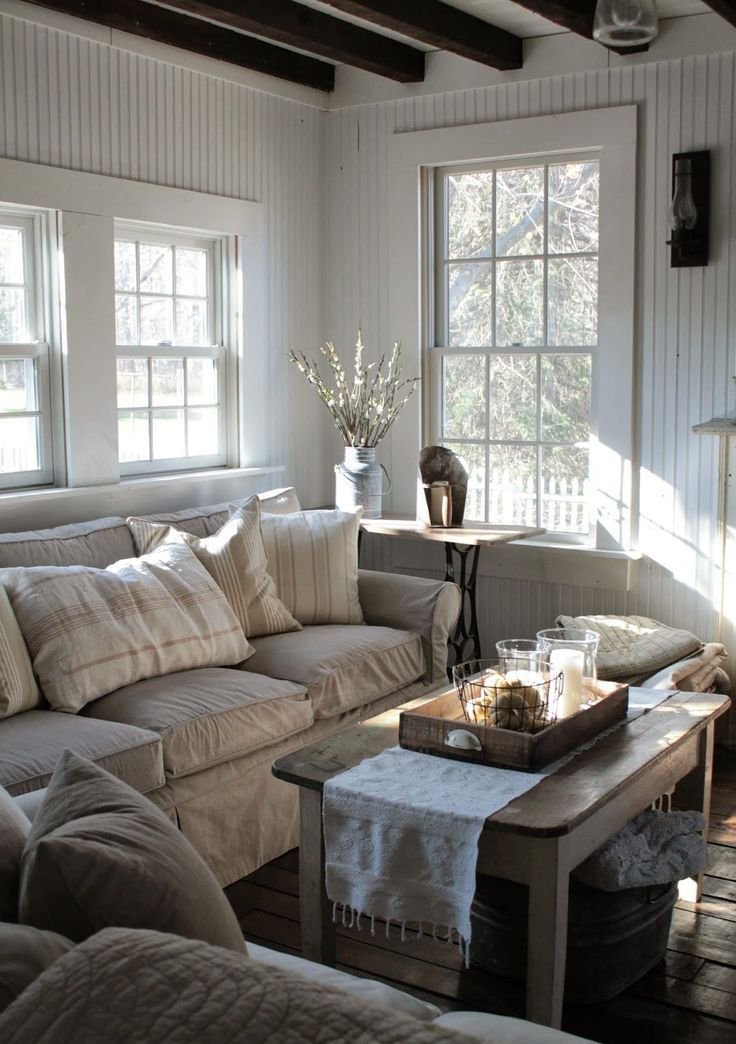 25 Comfy Farmhouse Living Room Design Ideas - Feed Inspiration