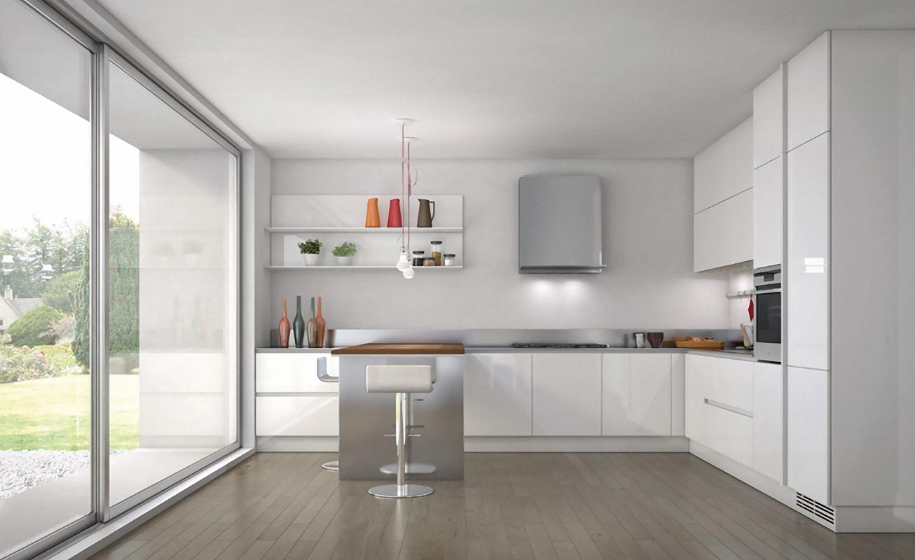 30 Contemporary White Kitchens Ideas