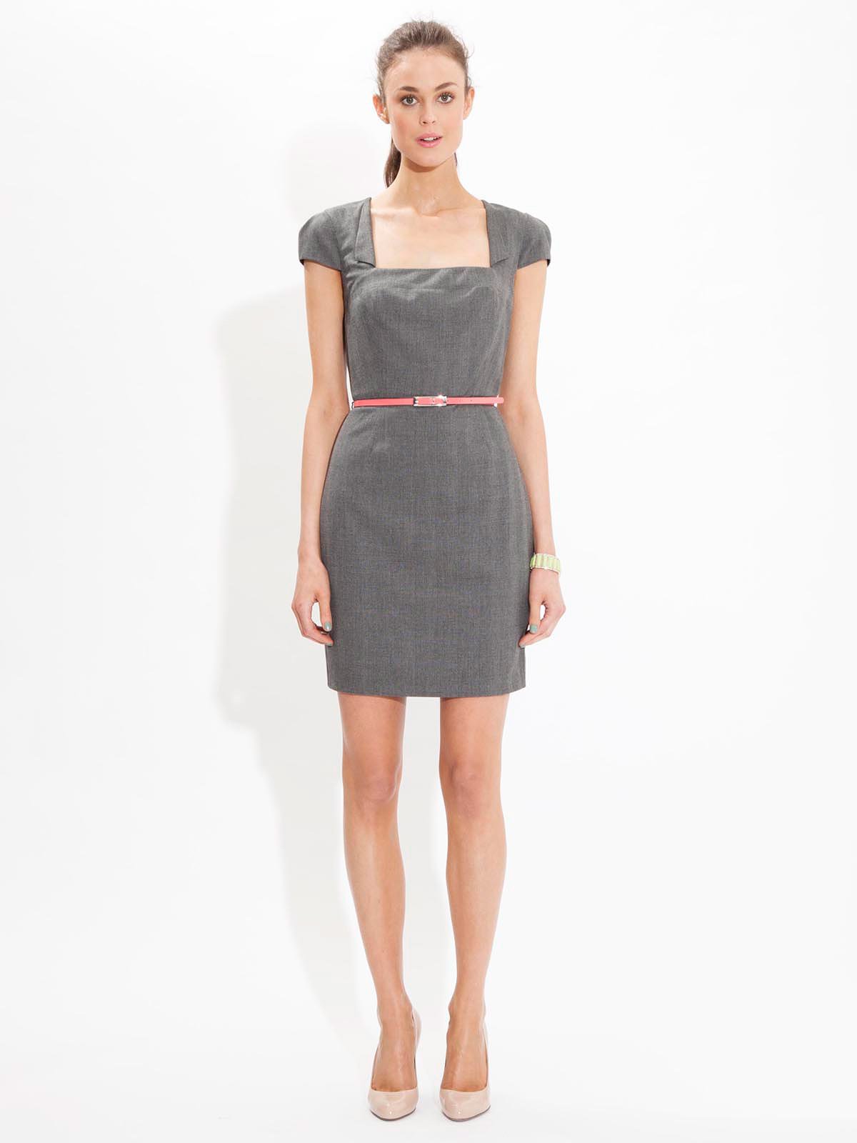 mango vichy dress
