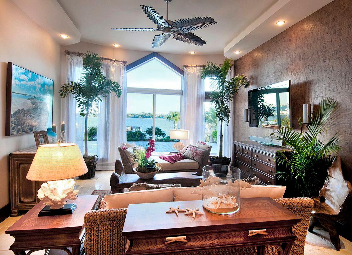 25 Classic Tropical Living Room Designs