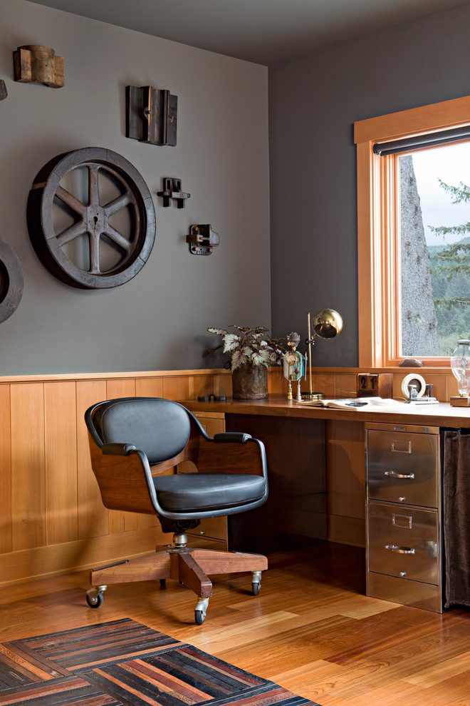 25 Awesome Rustic Home Office Designs - Feed Inspiration