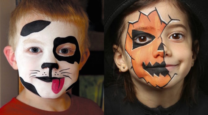 47+ Halloween Cute Makeup Looks For Kids Background