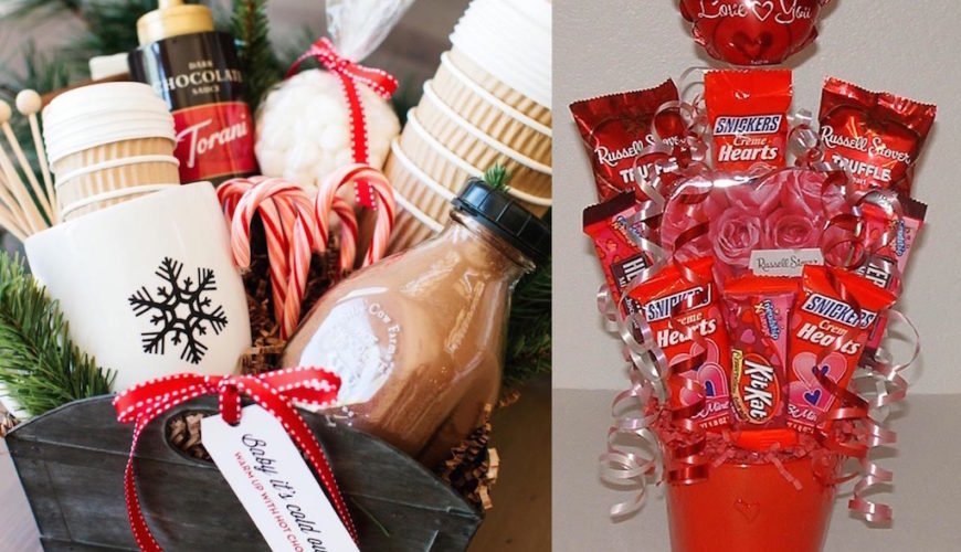 15 DIY Romantic Gifts Basket For Valentine's Day